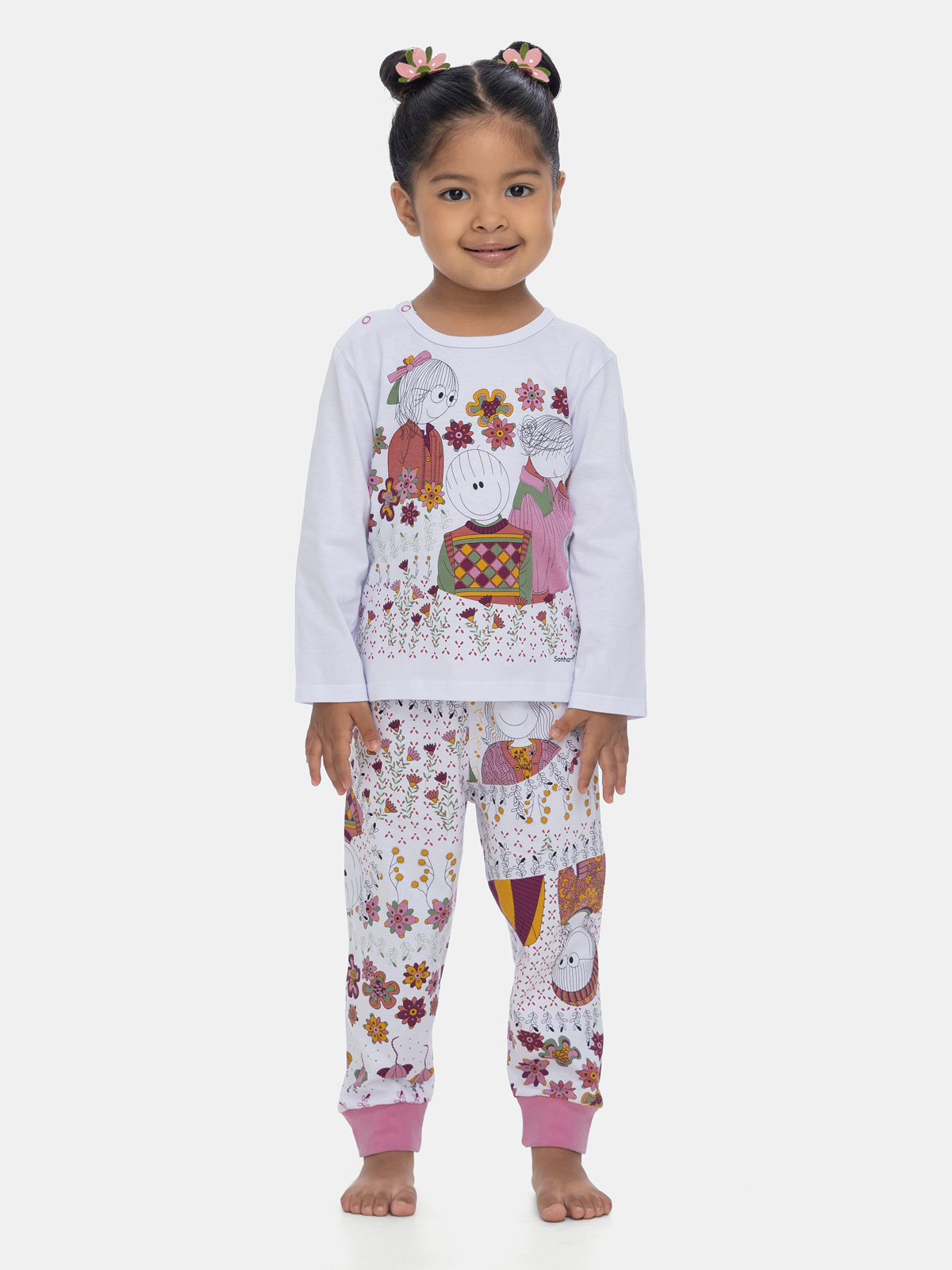 Pijama Manga Longa e Calça