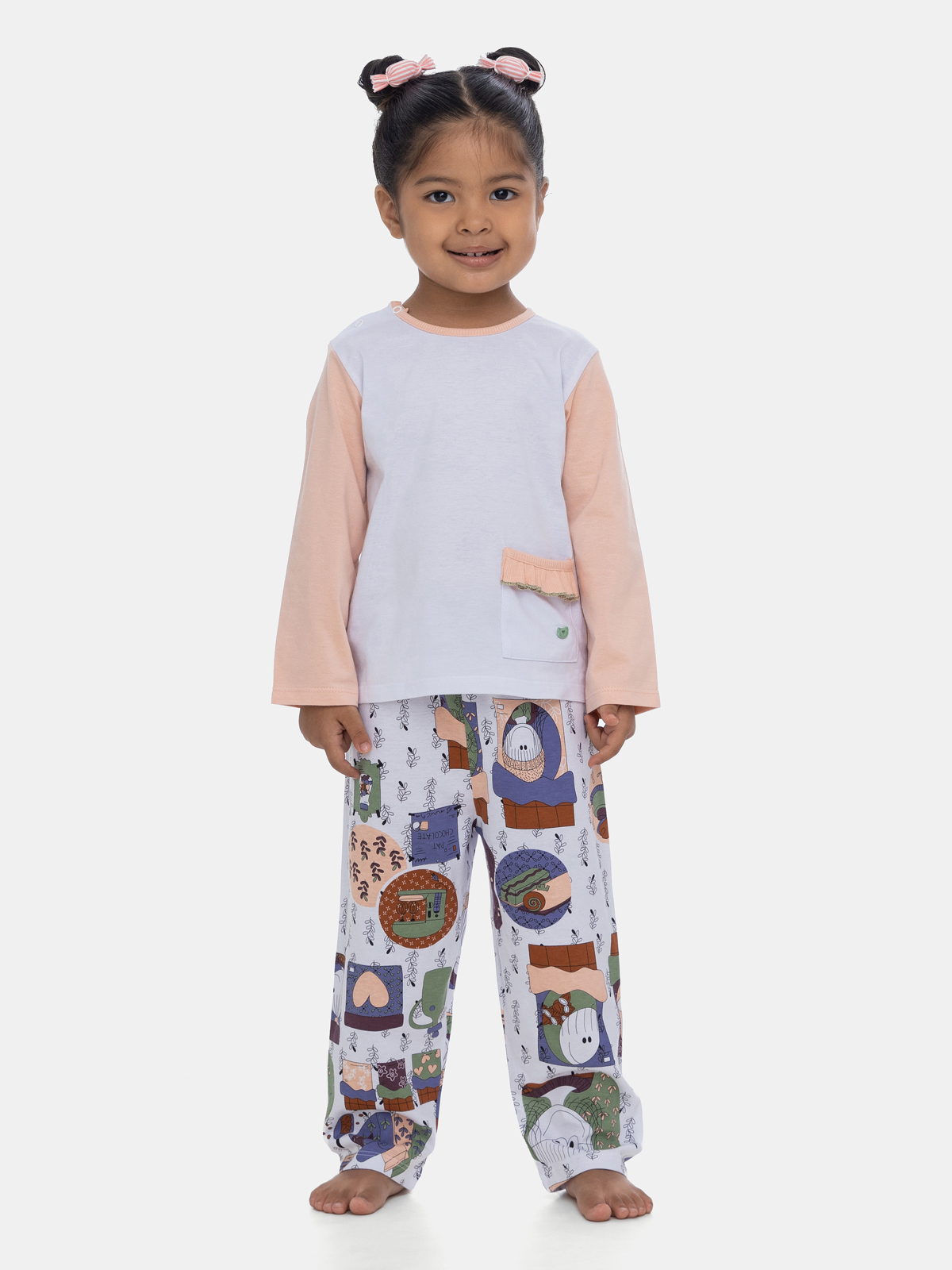 Pijama Manga Longa e Calça