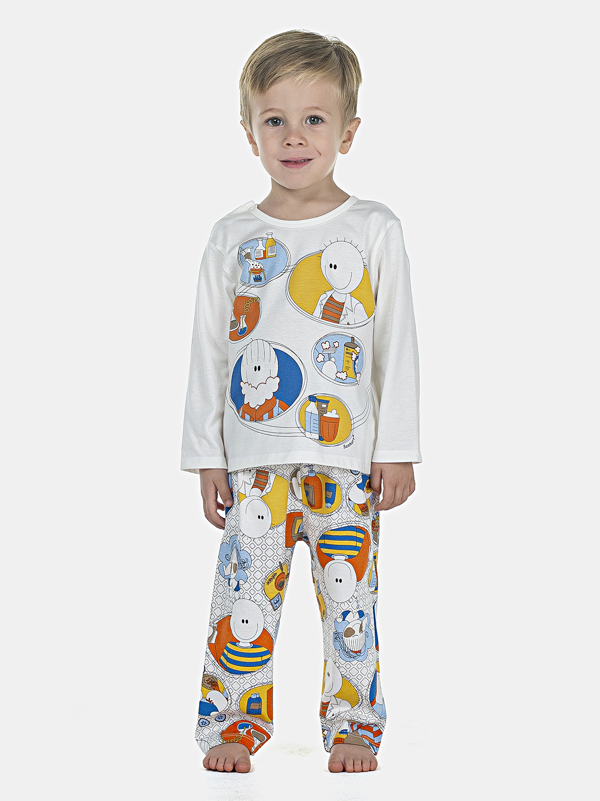 Pijama Manga Longa e Calça